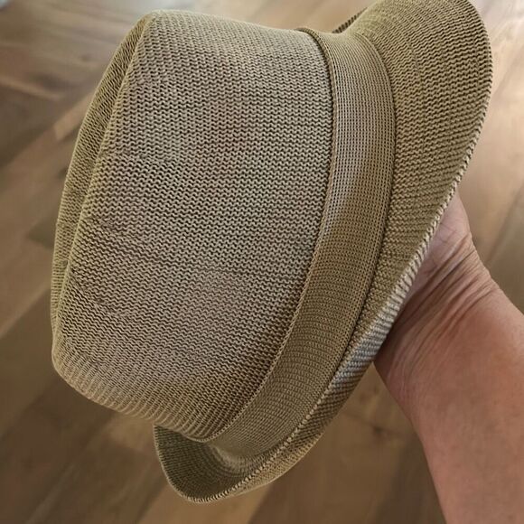 Pierre Cardin Khaki Knit Fedora - Picture 3 of 4